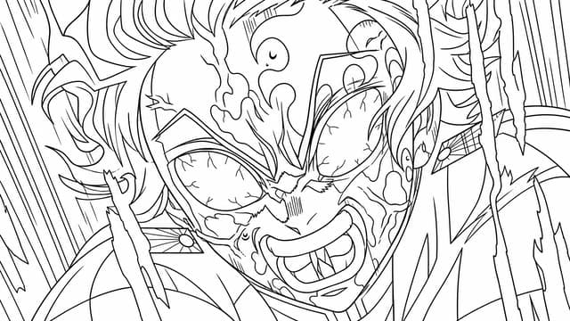 Tanjiro Demon Slayer Coloring Page