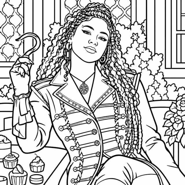 Hazel Hook Coloring Page