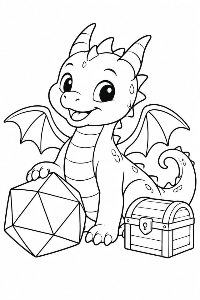 Süßes Drachenbaby