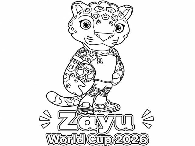 Zayu the mascot of FIFA World Cup 2026