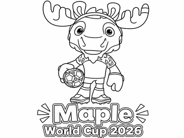 Maple the mascot of FIFA World Cup 2026