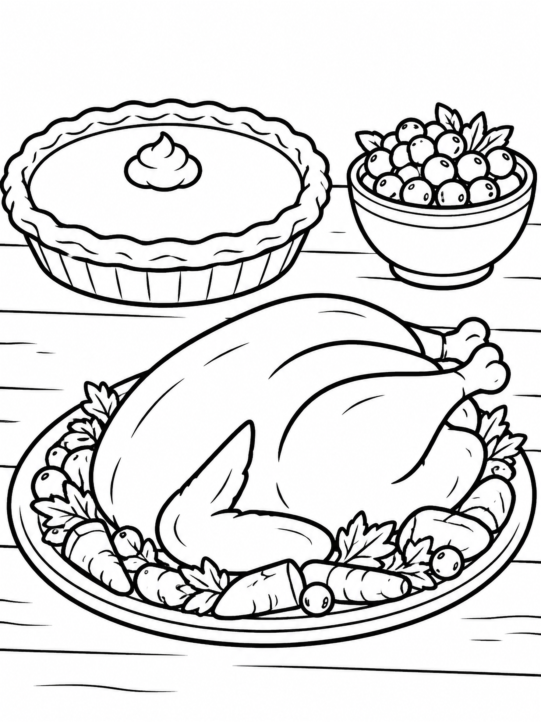 Thanksgiving Coloring Pages – Free Printable Sheets for Kids & Adults