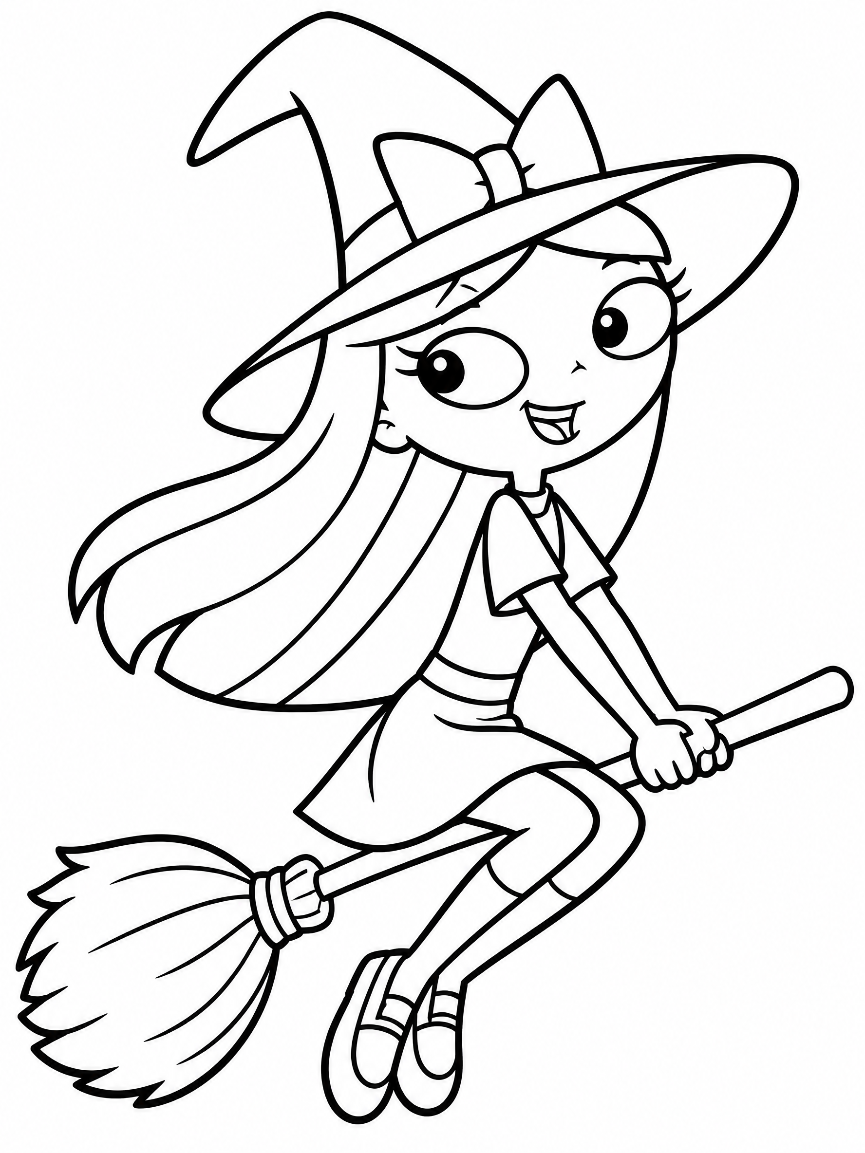 AI coloring page from a text idea
