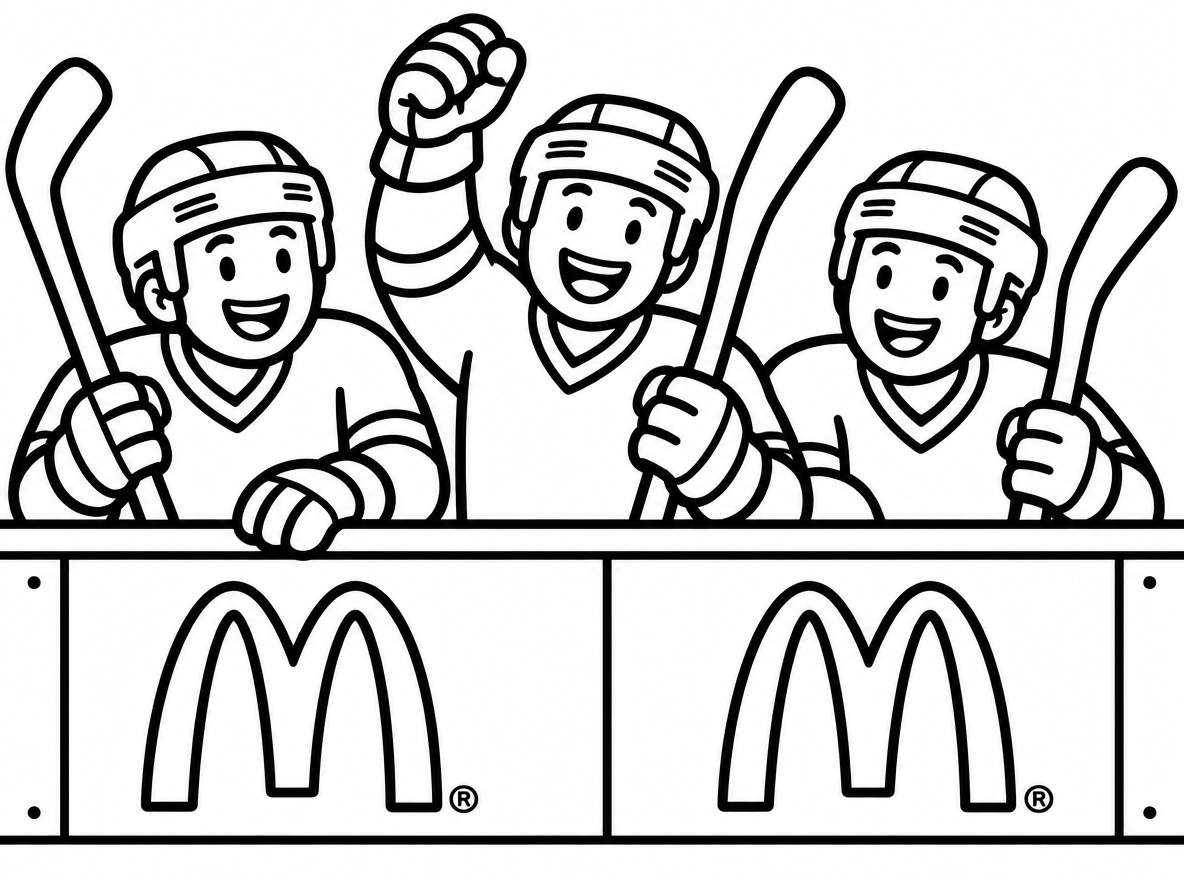 AI coloring page from a text idea